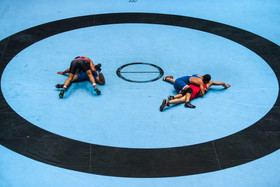 آخرین تمرین تیم ملی کشتی پیش از مسابقات جام جهانی آمریکا